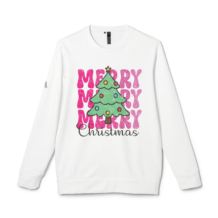 Christmas themed Adidas Unisex Fleece Crewneck Sweatshirt