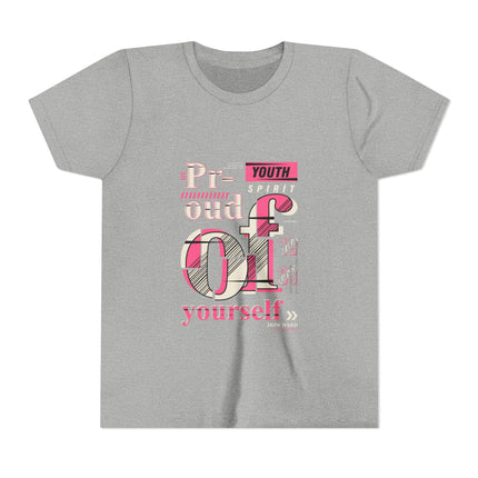 Typography themed Youth Short Sleeve Tee