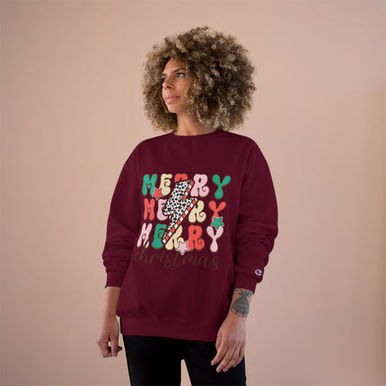 Christmas themed Champion Sweatshirt