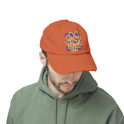 Okay, okay, okay, chillige Stimmung, Unisex-Distressed-Cap 