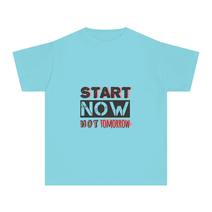 Typography themed Youth Midweight Tee