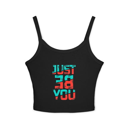 Typografie Themen Damen Spaghetti Strap Tank Top 