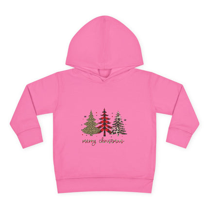 Christmas themed Toddler Pullover Fleece Hoodie