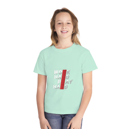 Typography themed Youth Midweight Tee