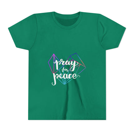 Kurzärmeliges Jugend-T-Shirt mit Typografie-Motiv