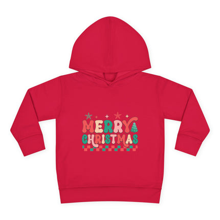 Christmas themed Toddler Pullover Fleece Hoodie
