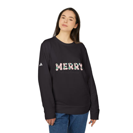 Christmas themed Adidas Unisex Fleece Crewneck Sweatshirt