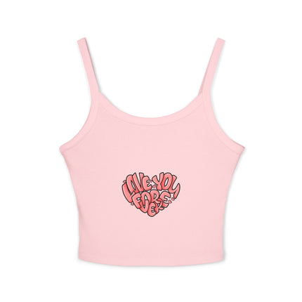 Typografie Themen Damen Spaghetti Strap Tank Top 