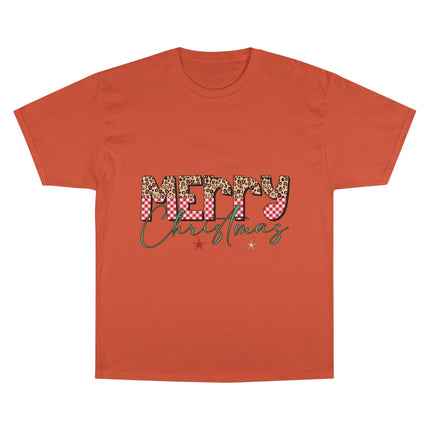 Champion-T-Shirt mit Weihnachtsmotiv