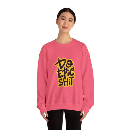 Unisex Heavy Blend Crewneck Sweatshirt mit Typografie-Motiv