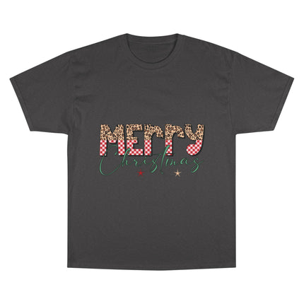 Champion-T-Shirt mit Weihnachtsmotiv