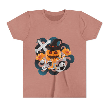 Halloween themed Youth Short Sleeve Tee