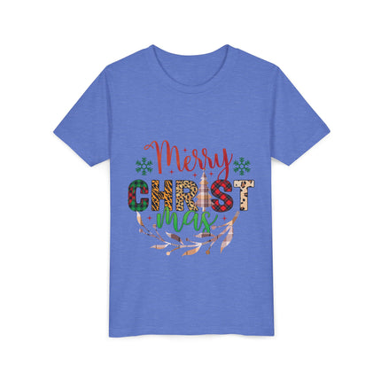 Christmas themed Youth Short Sleeve Tee