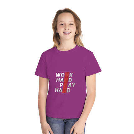Typography themed Youth Midweight Tee