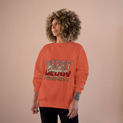 Christmas themed Champion Sweatshirt