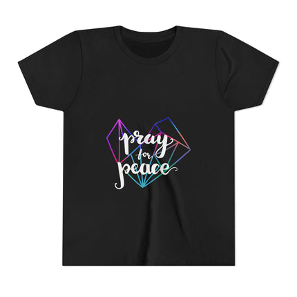 Kurzärmeliges Jugend-T-Shirt mit Typografie-Motiv