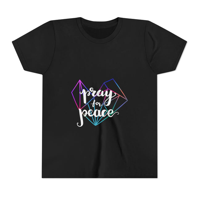 Kurzärmeliges Jugend-T-Shirt mit Typografie-Motiv