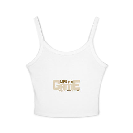 Typografie Themen Damen Spaghetti Strap Tank Top 