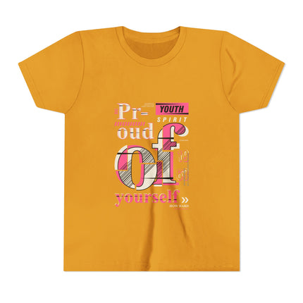 Typography themed Youth Short Sleeve Tee