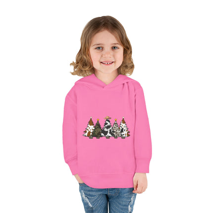 Christmas themed Toddler Pullover Fleece Hoodie
