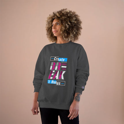 Champion-Sweatshirt mit Typografie-Motiv
