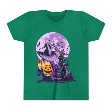 Halloween-Kurzarm-T-Shirt für Jugendliche