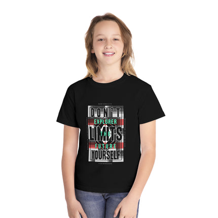 Typography themed Youth Midweight Tee