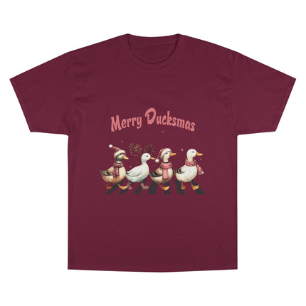 Champion-T-Shirt mit Weihnachtsmotiv