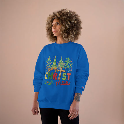 Christmas themed Champion Sweatshirt