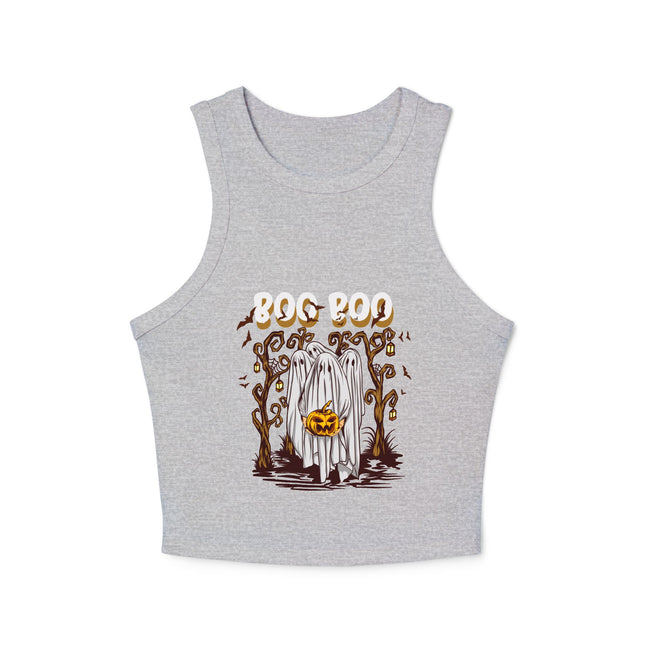 Halloween-Themen Damen Micro Rib Racer Tank Top