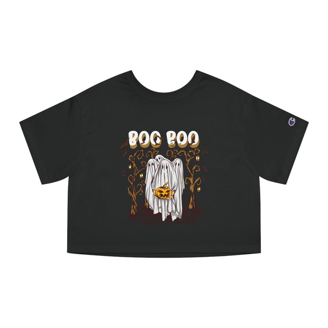 Champion Damen Heritage Cropper T-Shirt mit Halloween-Motiv