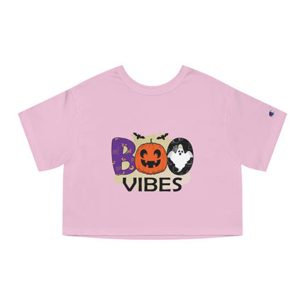 Champion Damen Heritage Cropper T-Shirt mit Halloween-Motiv