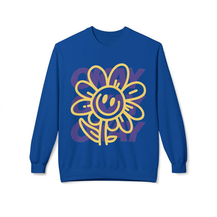 Unisex-Sweatshirt mit Rundhalsausschnitt aus mittelschwerem Softstyle-Fleece