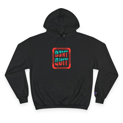 Typography themed Champion Hoodie