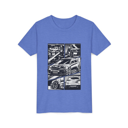 Car Enthusiast themed Youth Short Sleeve Tee