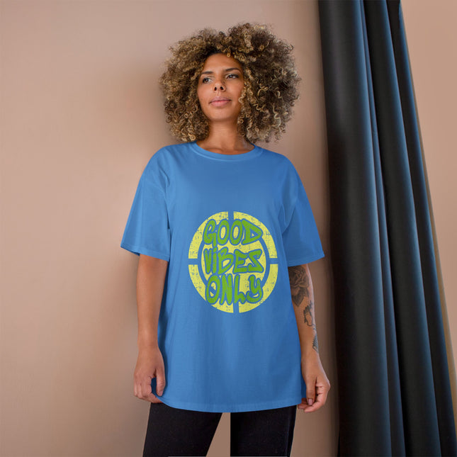 Champion-T-Shirt mit Typografie-Motiv