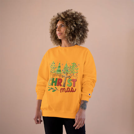 Christmas themed Champion Sweatshirt