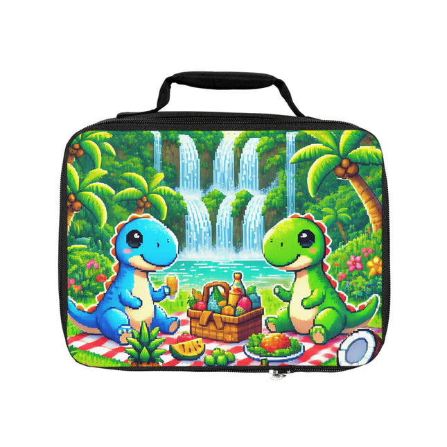 Süße Lunchtasche mit 2 Dino-Motiven 
