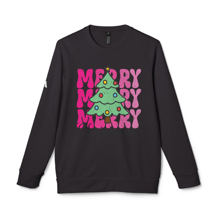 Christmas themed Adidas Unisex Fleece Crewneck Sweatshirt