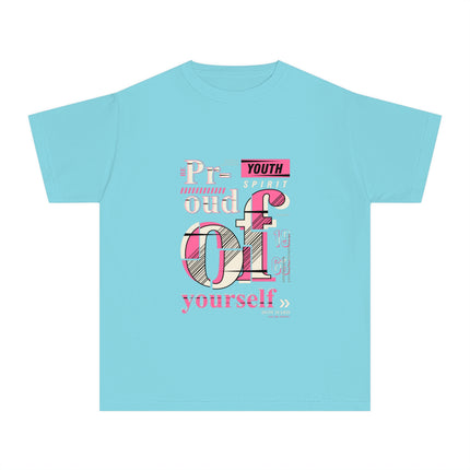 Typography themed Youth Midweight Tee