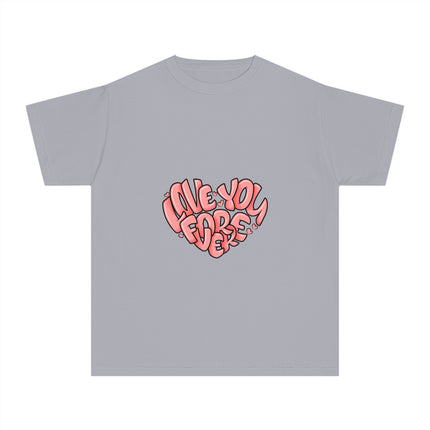 Typography themed Youth Midweight Tee