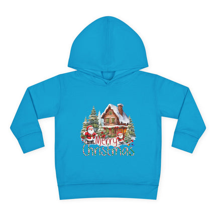 Christmas themed Toddler Pullover Fleece Hoodie