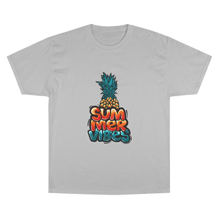 Champion-T-Shirt mit Typografie-Motiv