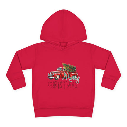Christmas themed Toddler Pullover Fleece Hoodie