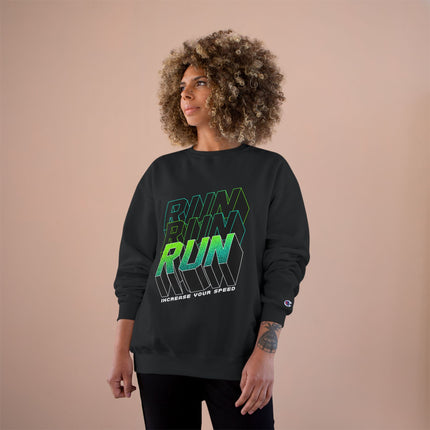 Champion-Sweatshirt mit Typografie-Motiv