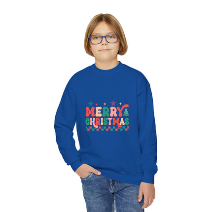 Christmas themed Youth Crewneck Sweatshirt