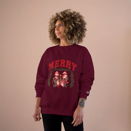 Christmas themed Champion Sweatshirt