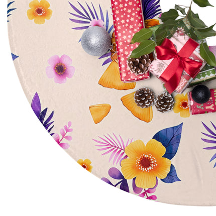 Cute Pineapple Pattern design themed Christmas Tree Skirts