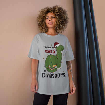 Champion-T-Shirt mit Weihnachtsmotiv