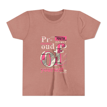 Typography themed Youth Short Sleeve Tee